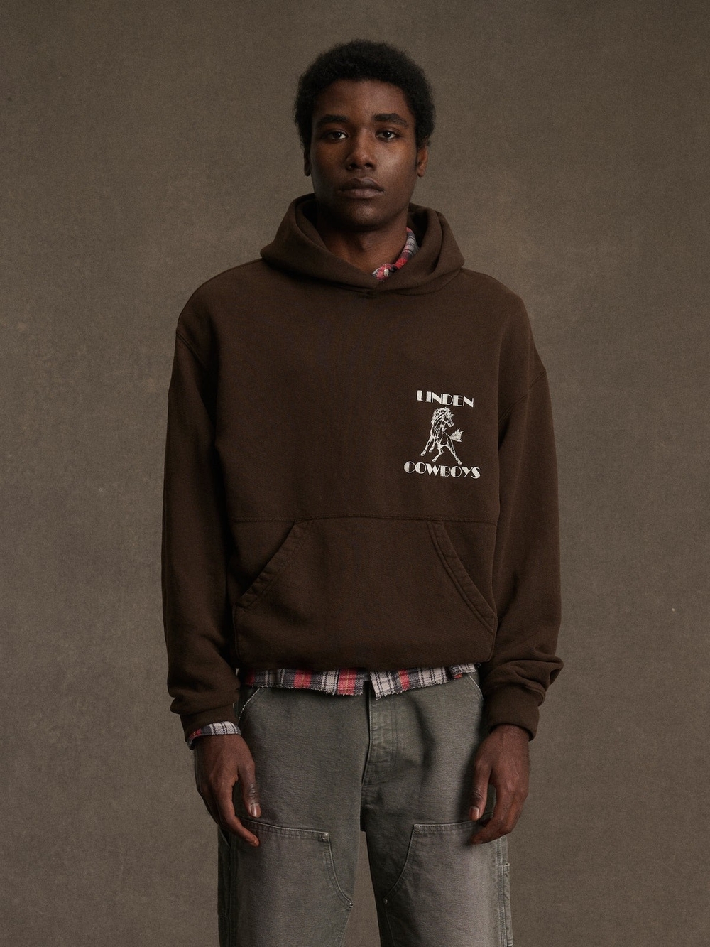 Cherry LA. Cowboys Pullover Hoodie (Chocolate)
